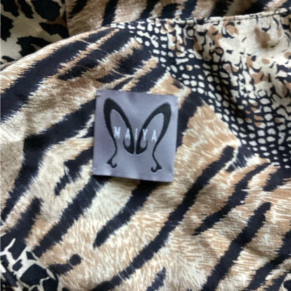 MAIYA silk leopard razor back - Picture 2 of 4